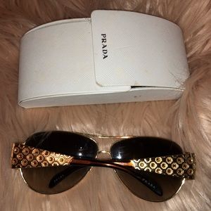 Vintage Authentic 2012 Prada Aviator sunglasses